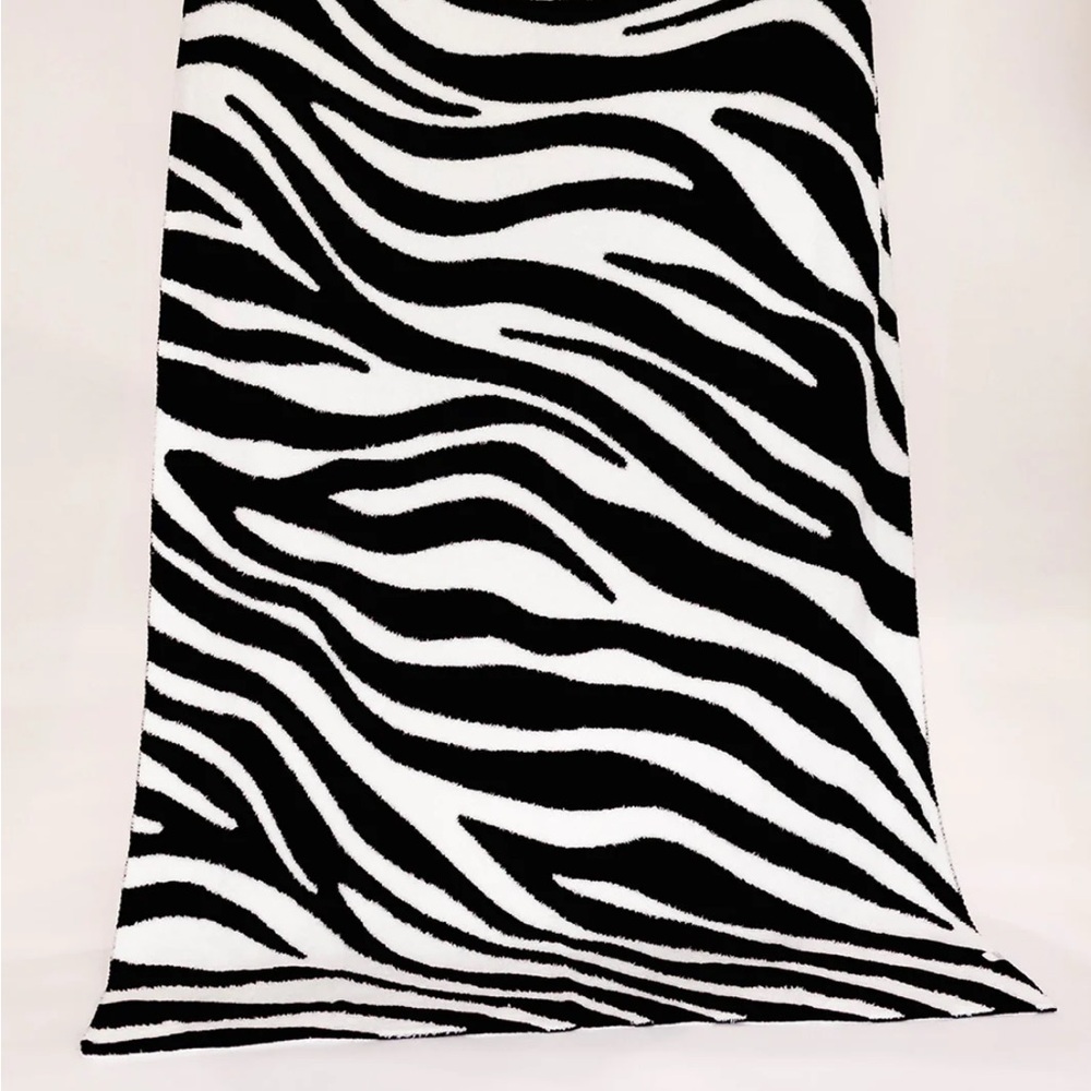 Staykation Zebra Print Blanket